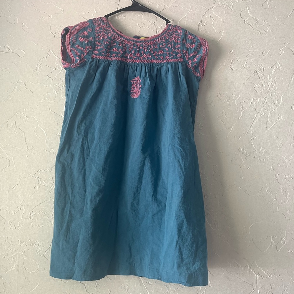 Roller Rabbit Blue Flutter Sleeve Sundress
